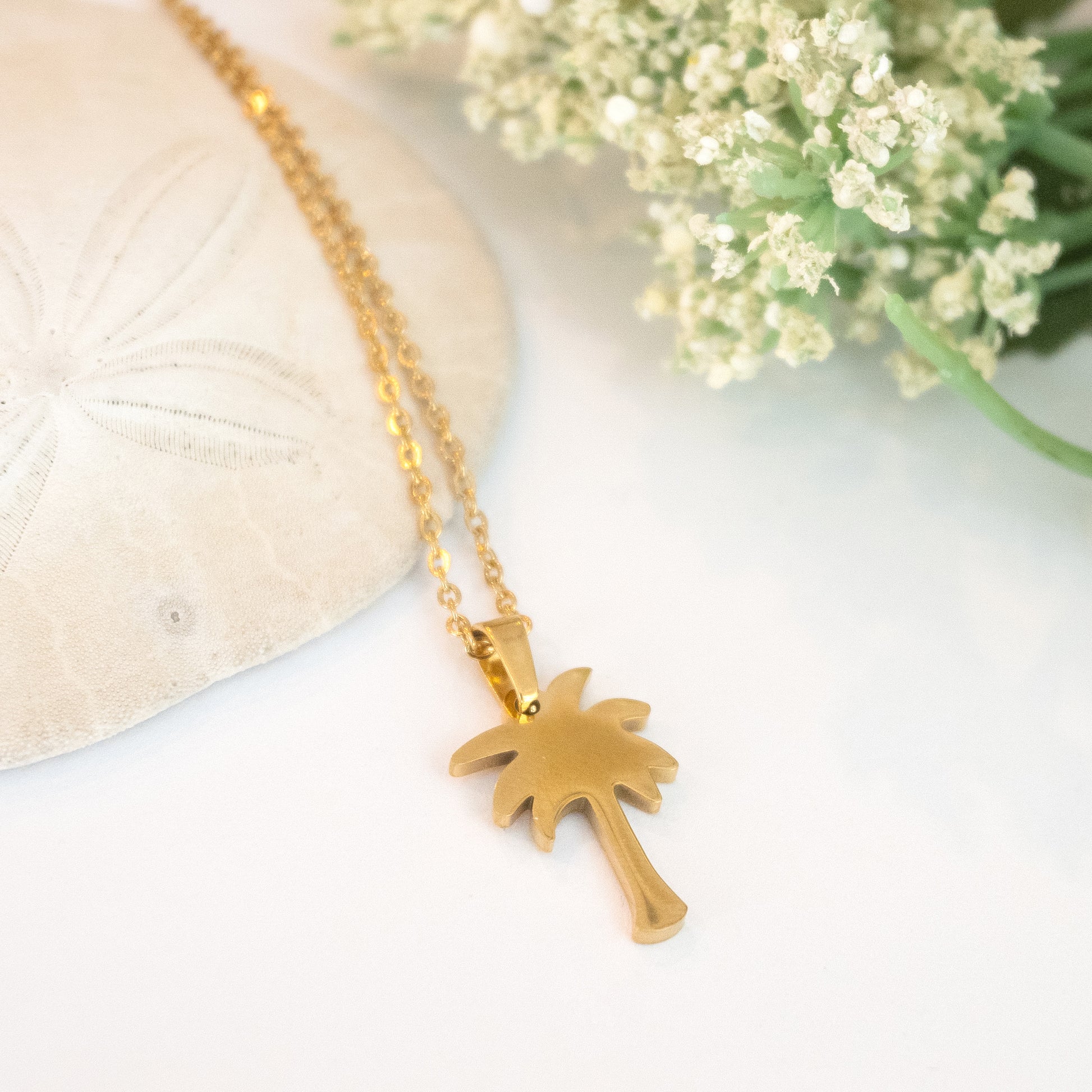 Palm Tree Necklace | Palm Tree Pendant | 17 Mile