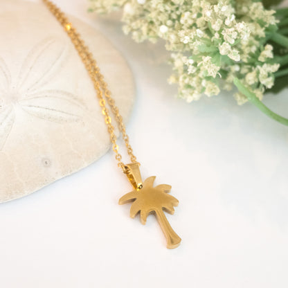 Palm Tree Necklace | Palm Tree Pendant | 17 Mile