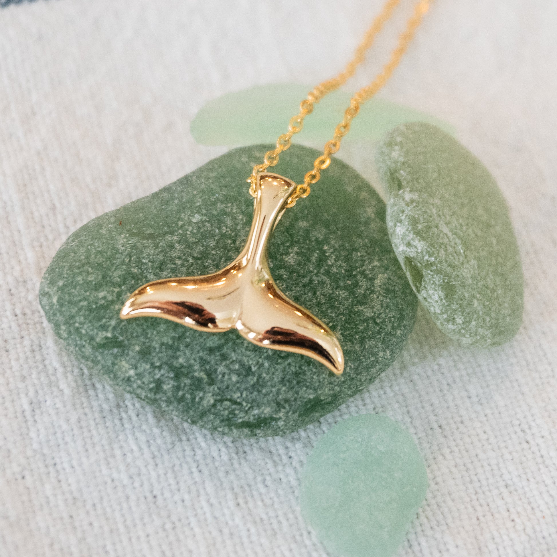 Whale Tail Necklace | Whale Tail Pendant | 17 Mile