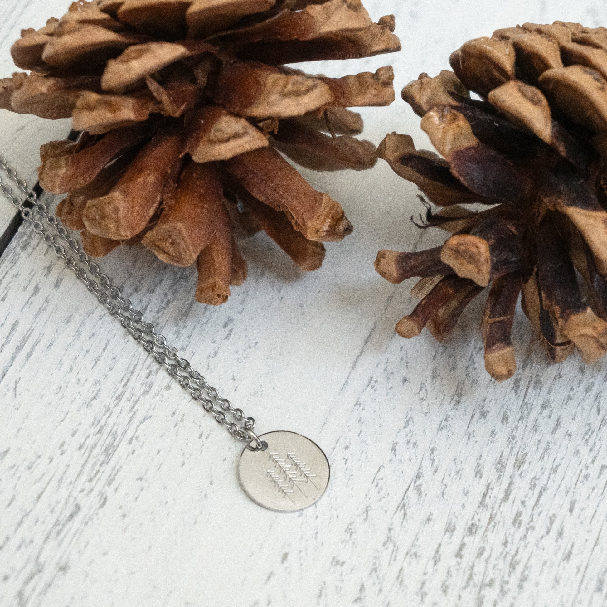 Pine Tree Necklace | Stainless Steel Necklace | 17 Mile