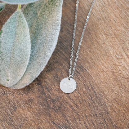Half Dome Necklace | Stainless Steel Hiking Necklace | 17 Mile