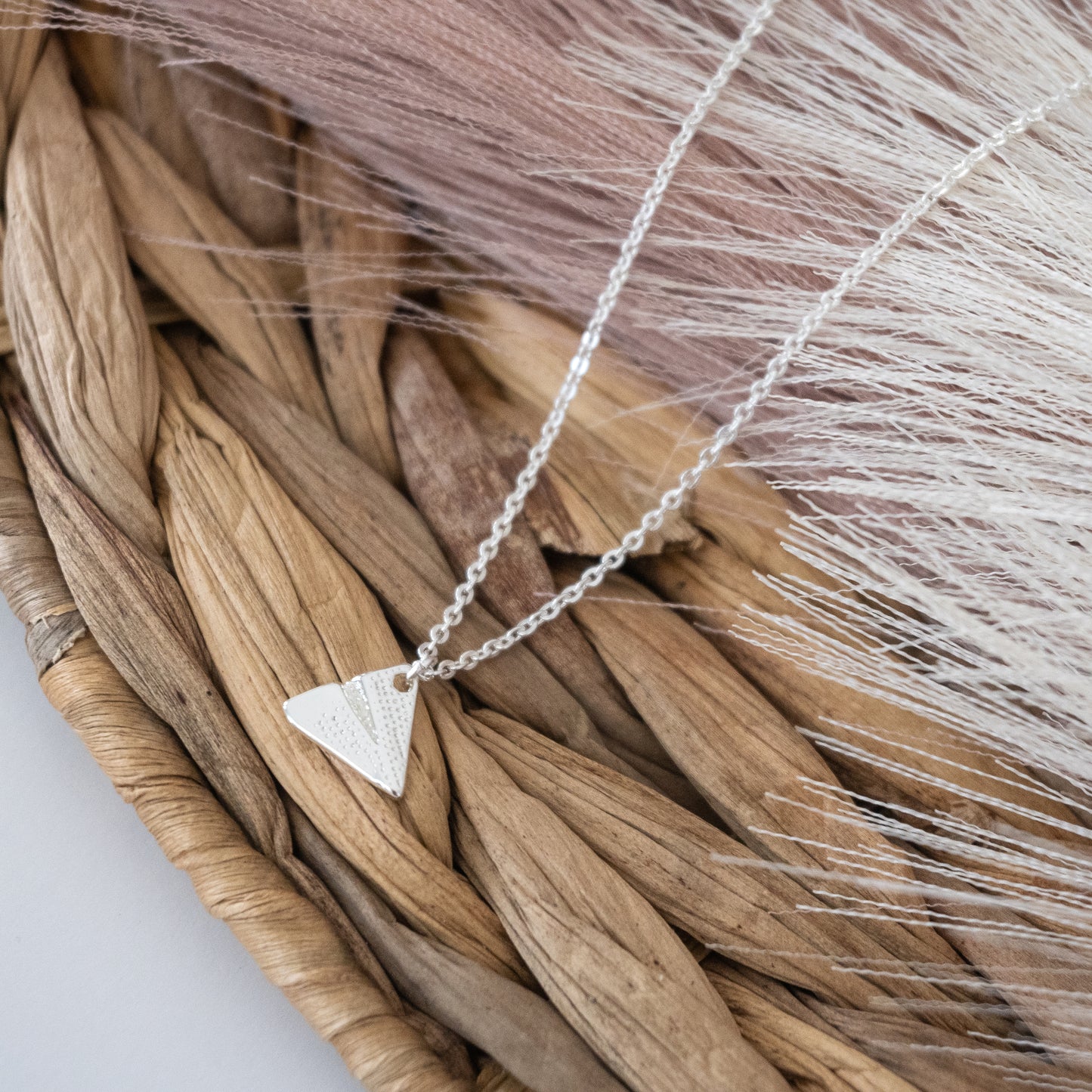 Paper Airplane Necklace | Stainless Steel Necklace | 17 Mile