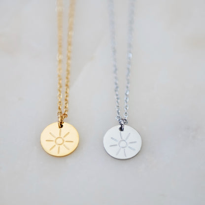 Sun Charm Necklace