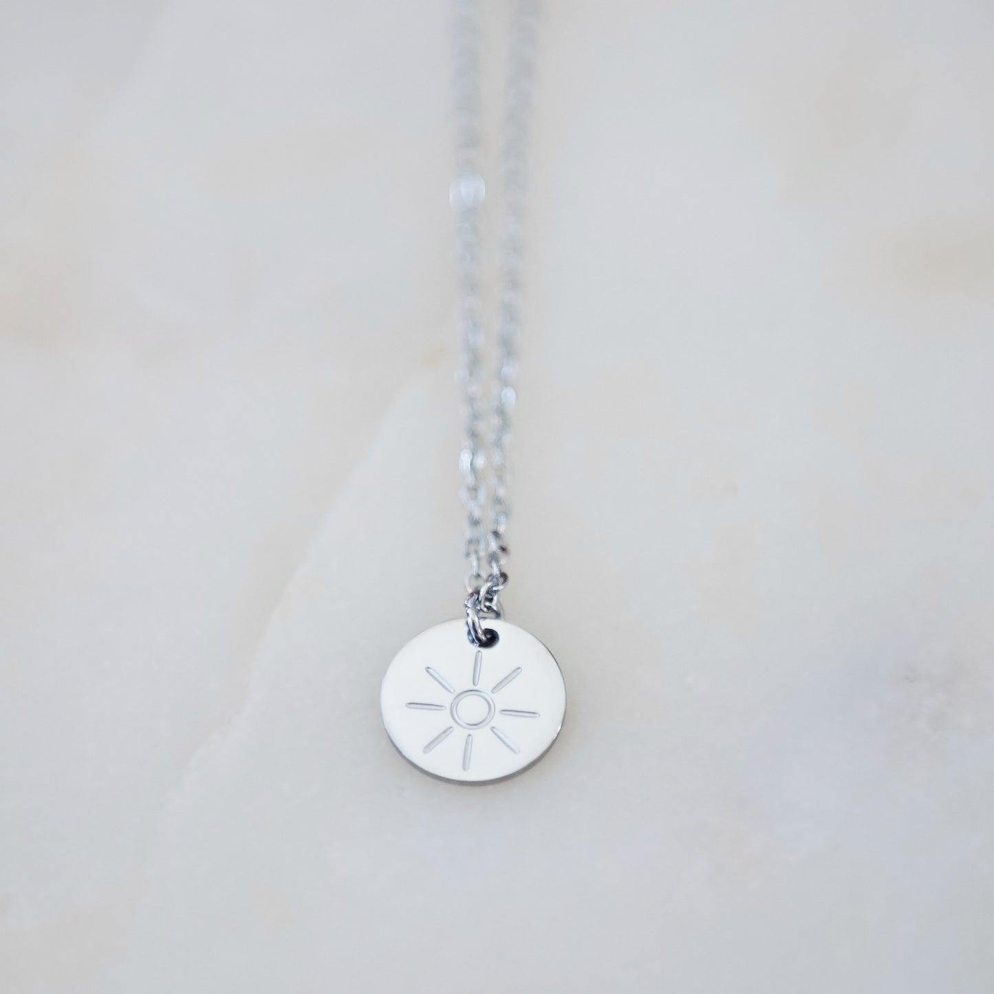 Sun Charm Necklace