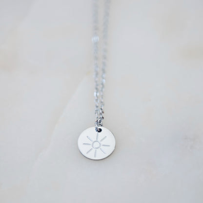 Sun Charm Necklace