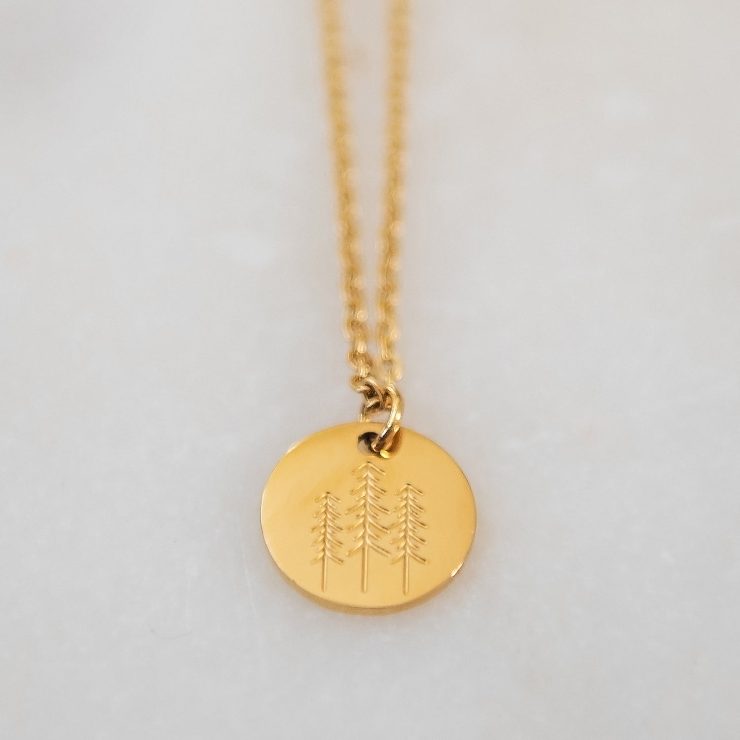 Pine Tree Necklace | Stainless Steel Necklace | 17 Mile