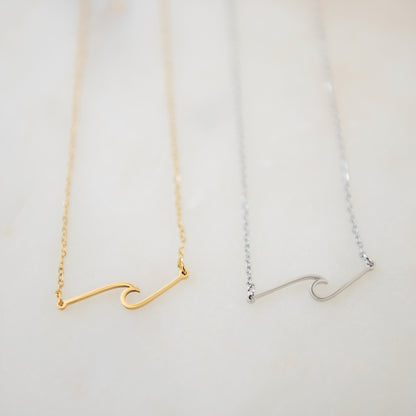 Bar Wave Necklace