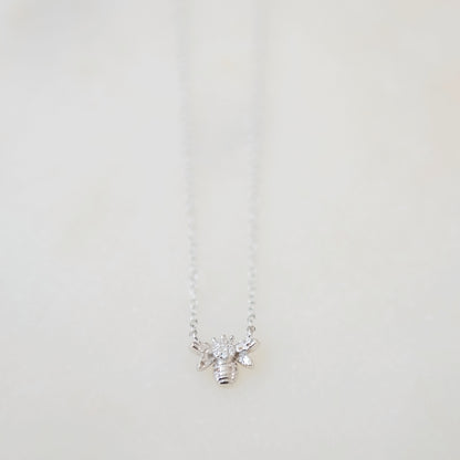 Tiny Bee Necklace