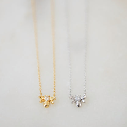 Tiny Bee Necklace