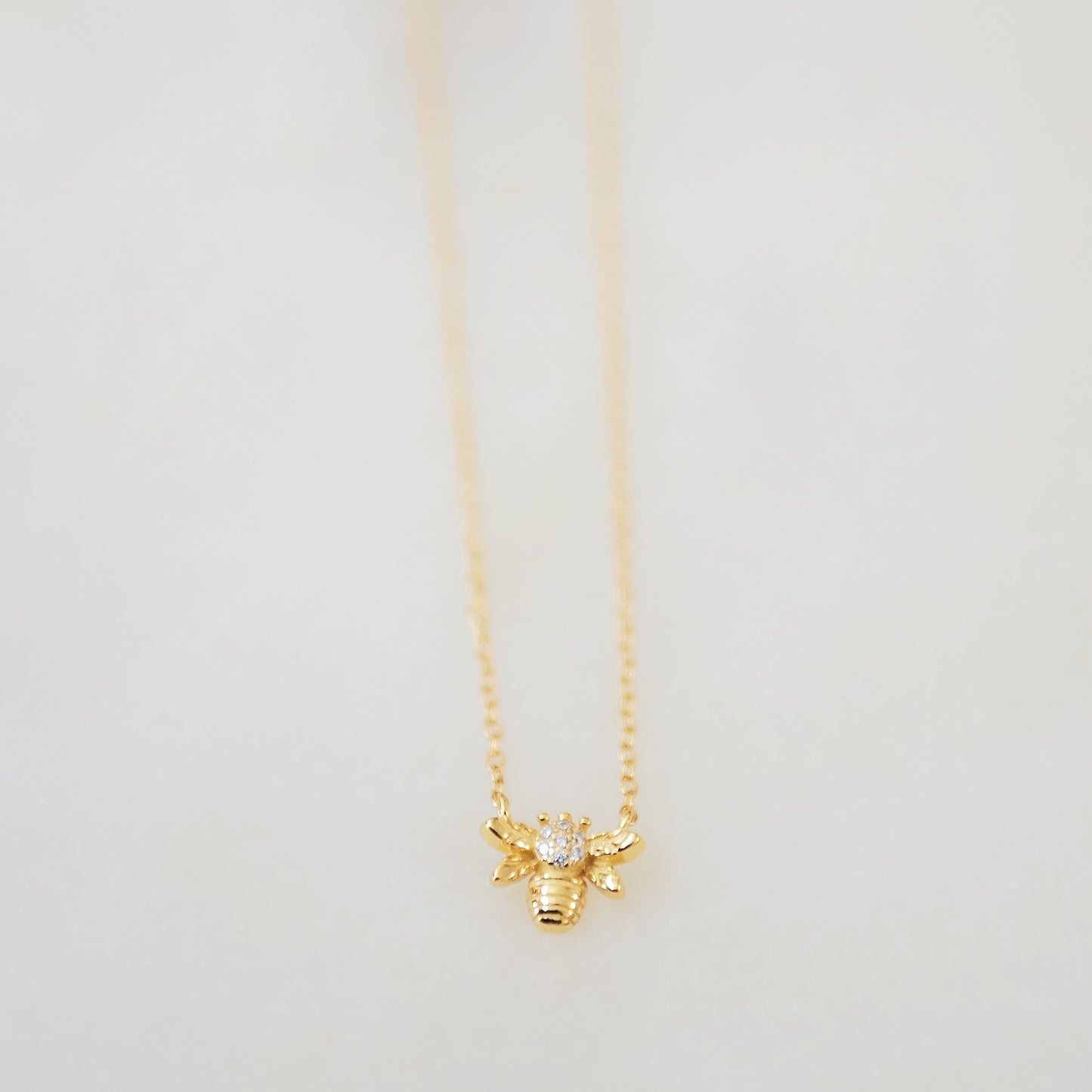 Tiny Bee Necklace