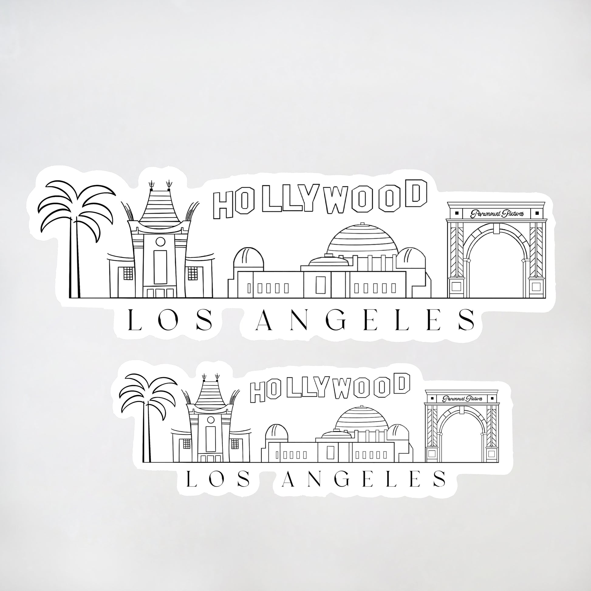 Los Angeles Sticker | Los Angeles Vinyl Sticker | 17 Mile