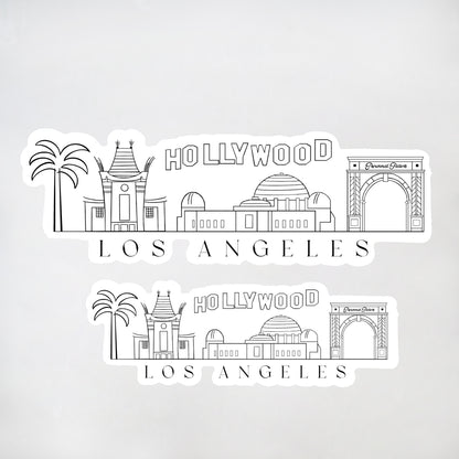 Los Angeles Sticker | Los Angeles Vinyl Sticker | 17 Mile