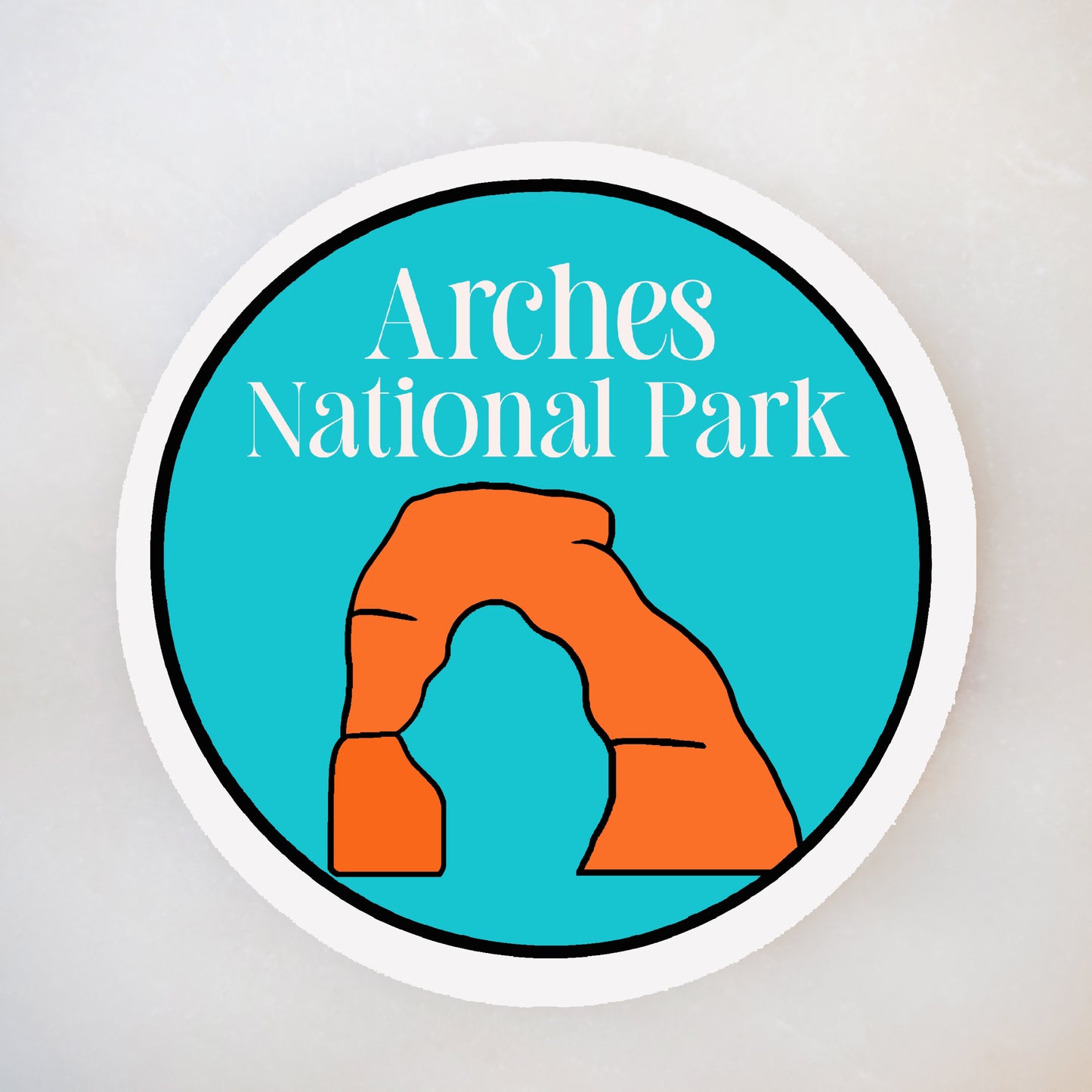 Arches Park Sticker | National Park Sticker | 17 Mile