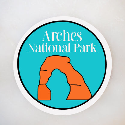 Arches Park Sticker | National Park Sticker | 17 Mile