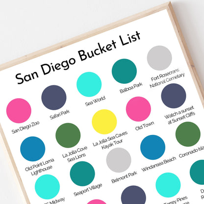 San Diego Bucket List | California Travel Sticker | 17 Mile