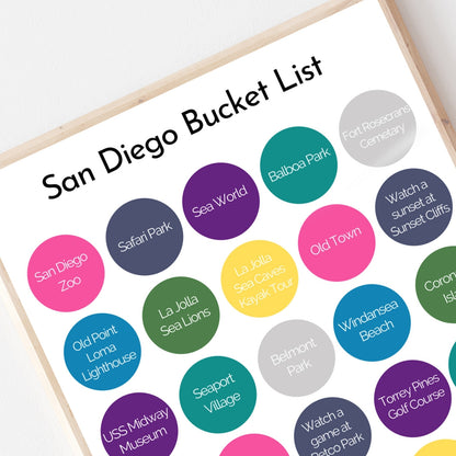 San Diego Bucket List | California Travel Sticker | 17 Mile