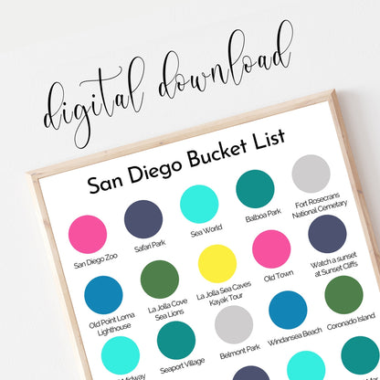 San Diego Bucket List | California Travel Sticker | 17 Mile