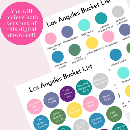 Los Angeles Bucket List