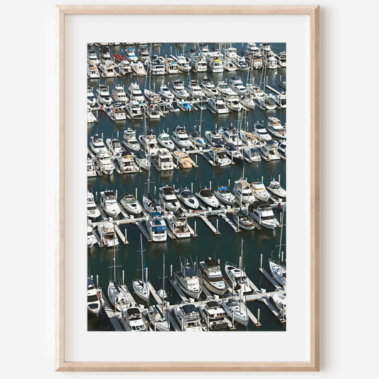 Harbor Aerial canvas | Harbor Aerial Print | 17 Mile
