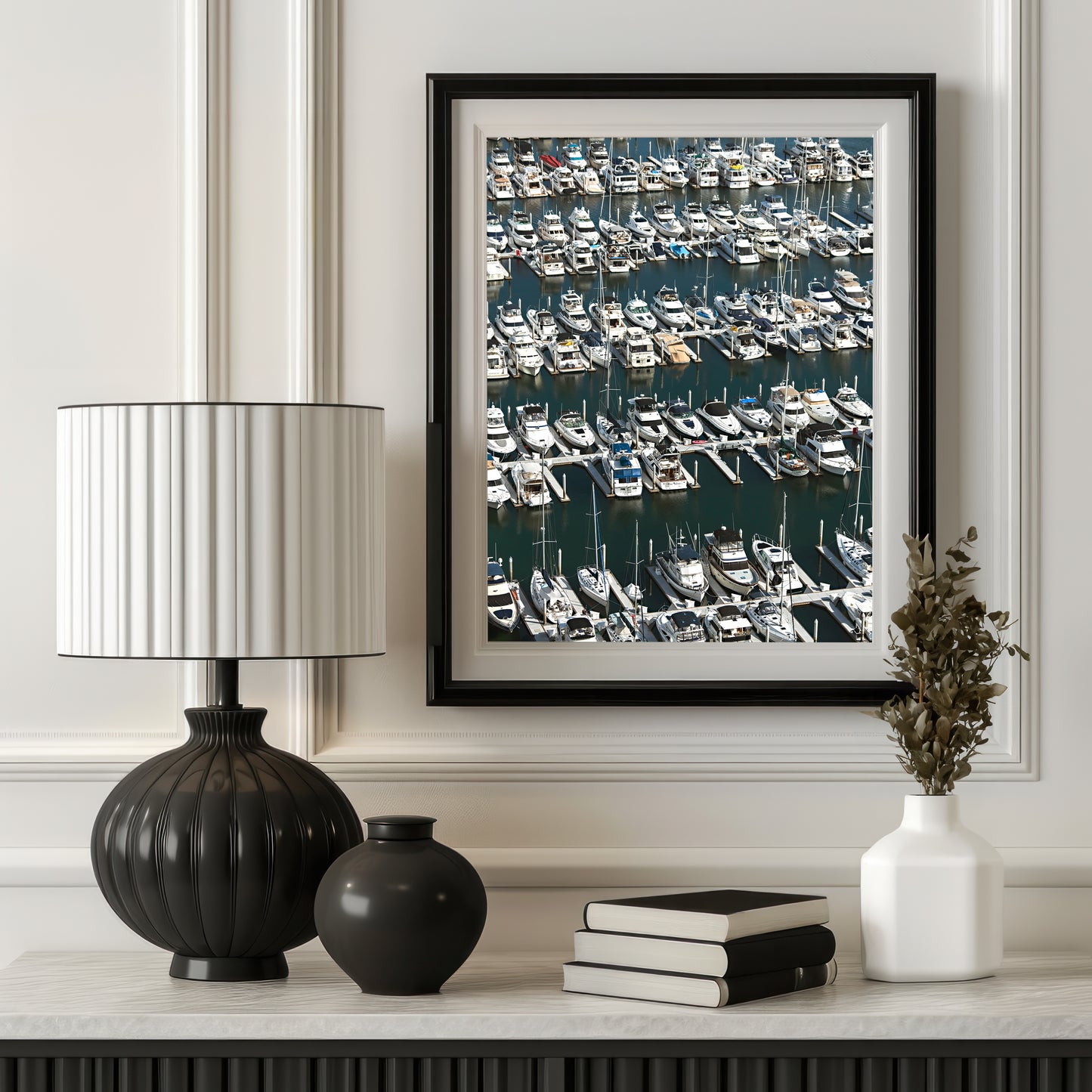 Harbor Aerial canvas | Harbor Aerial Print | 17 Mile
