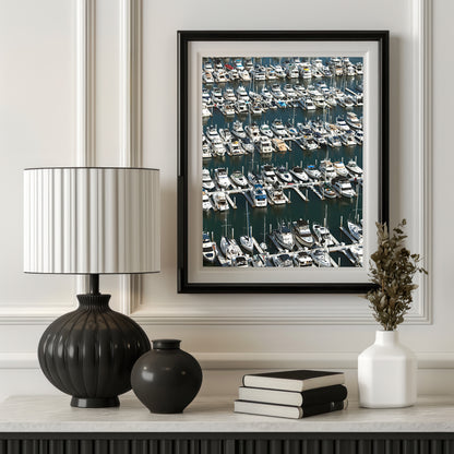 Harbor Aerial canvas | Harbor Aerial Print | 17 Mile