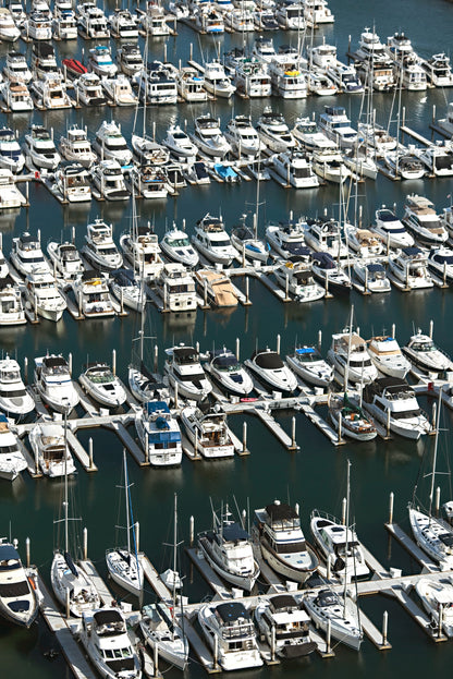 Harbor Aerial canvas | Harbor Aerial Print | 17 Mile