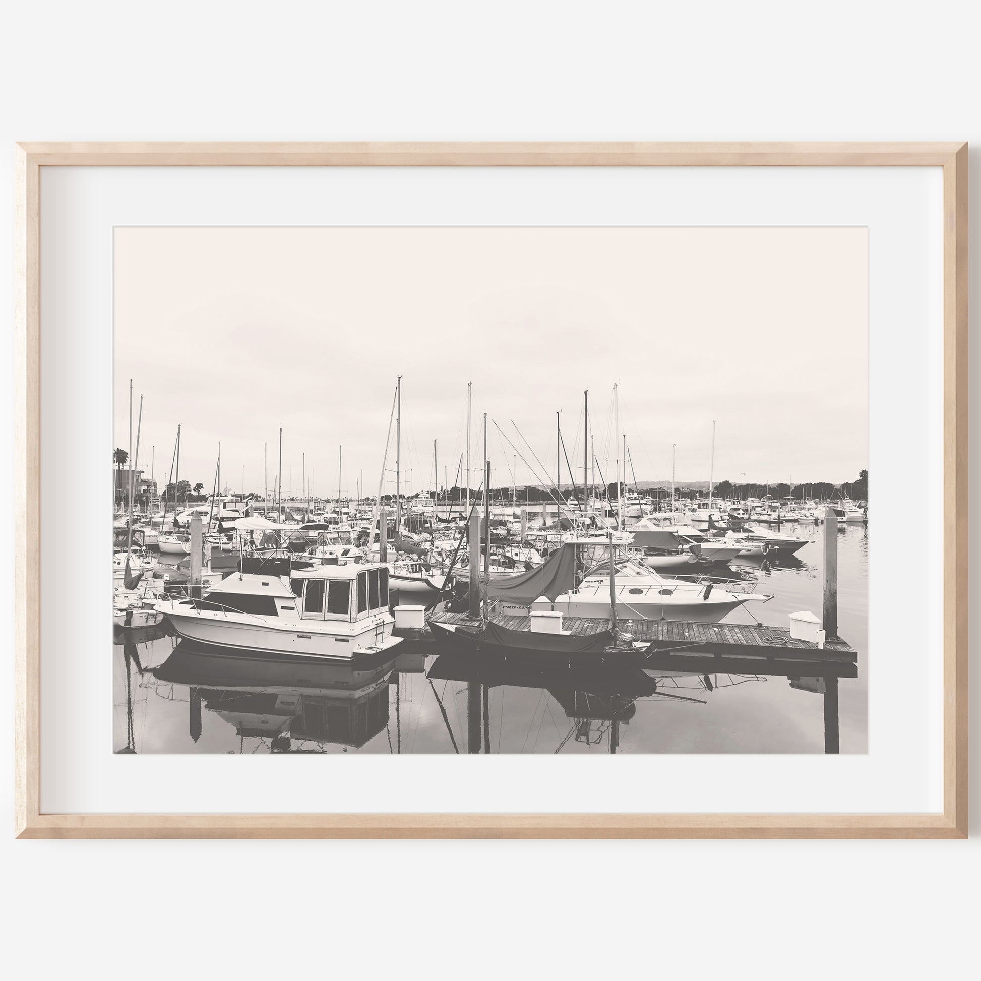 Harbor Wall Print | San Diego Canvas | 17 Mile