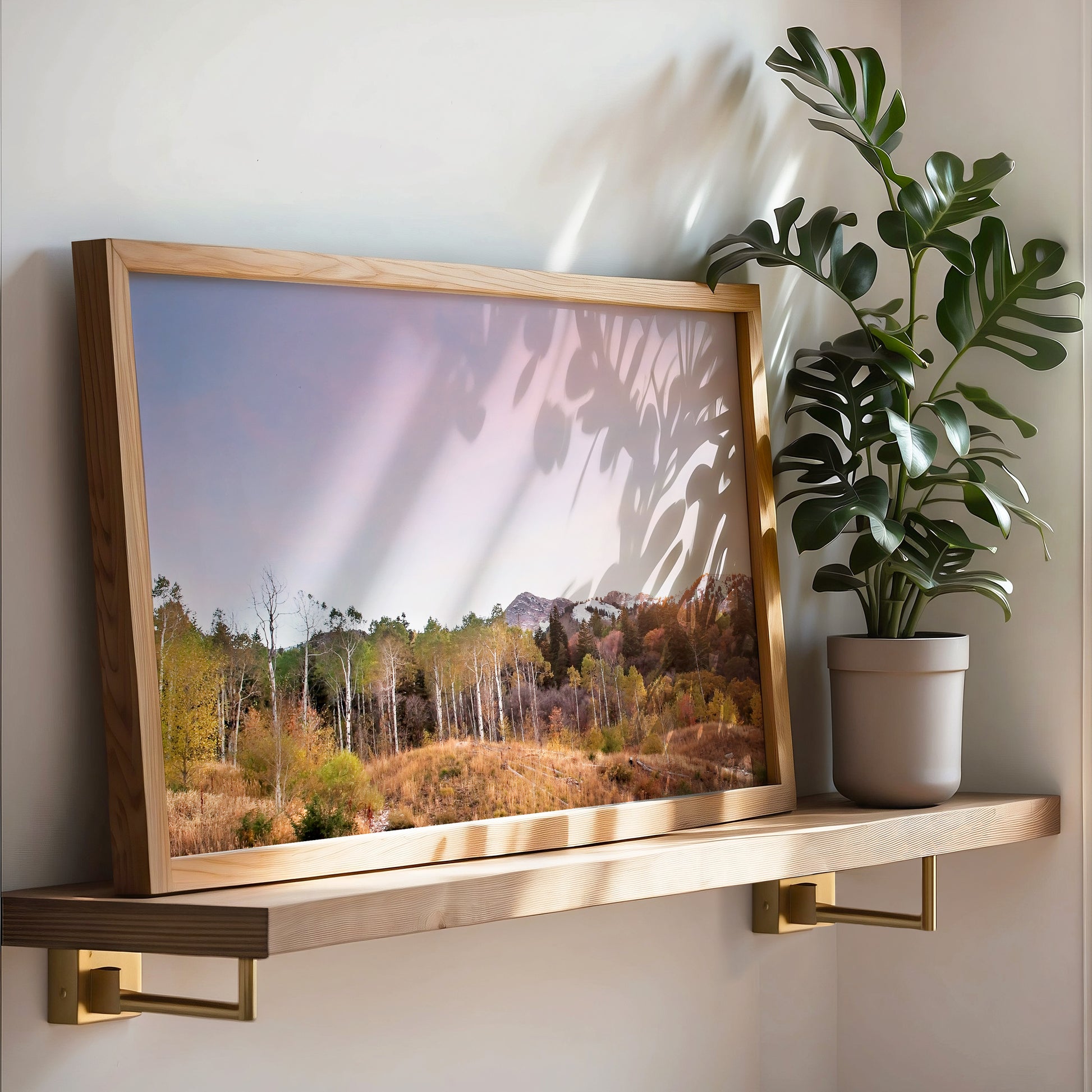 Utah Mountain Autumn Print | Utah Fall Photography | 17 Mile