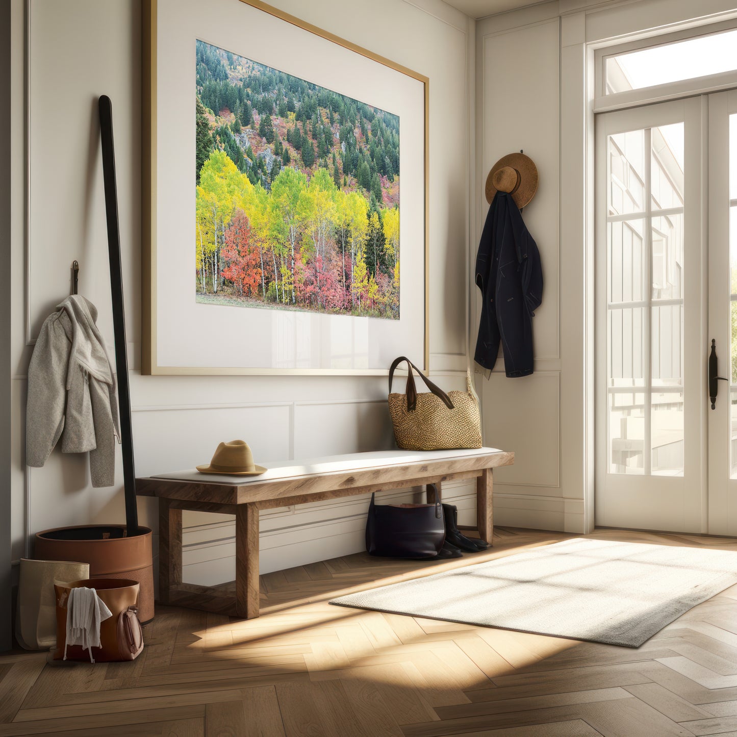 Vibrant Fall Trees Print | Utah Fall Photography | 17 Mile