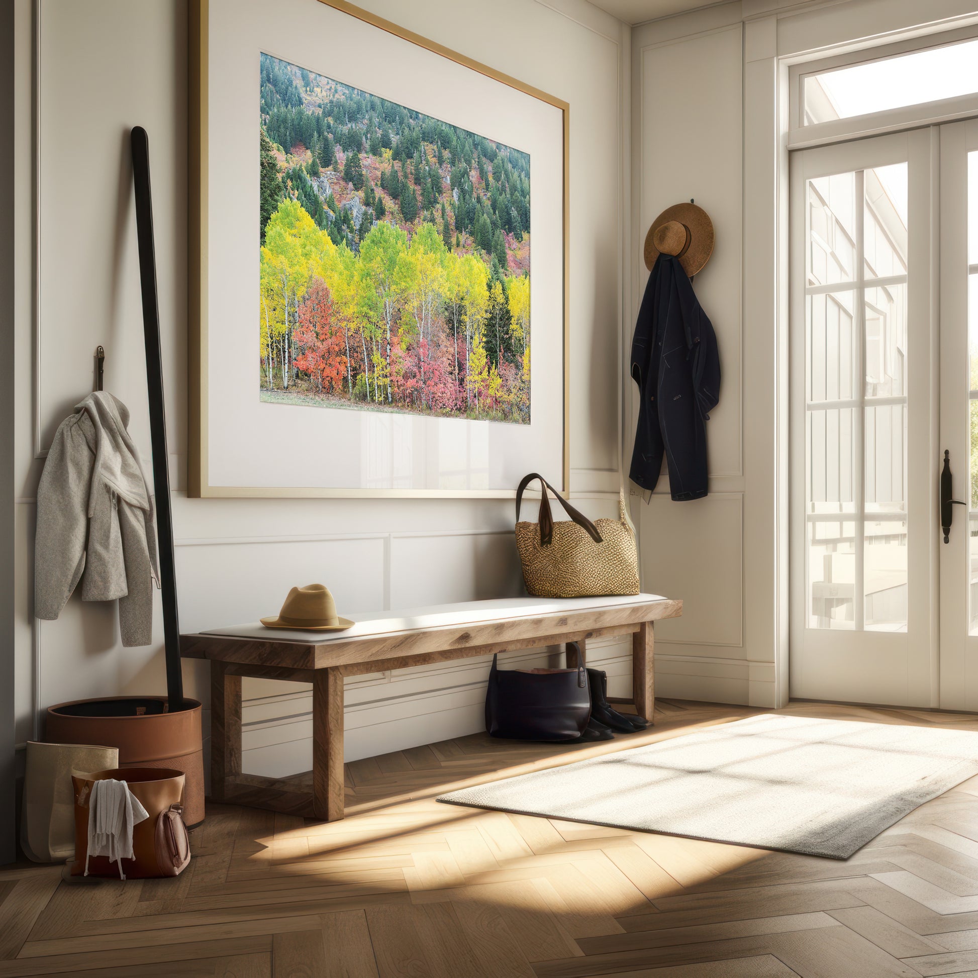 Vibrant Fall Trees Print | Utah Fall Photography | 17 Mile