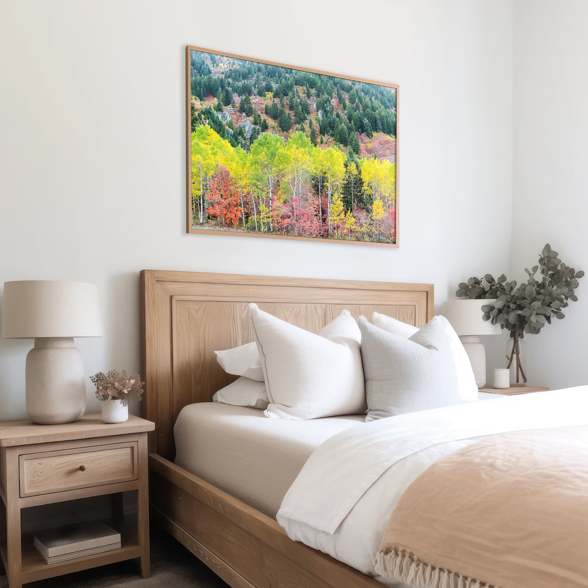 Vibrant Fall Trees Print | Utah Fall Photography | 17 Mile