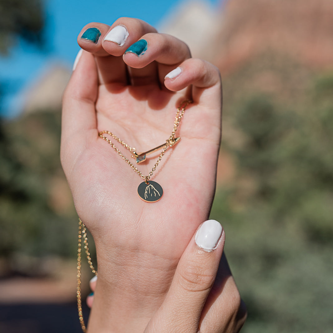 Angels Landing Necklace | Zion Necklace | 17 Mile