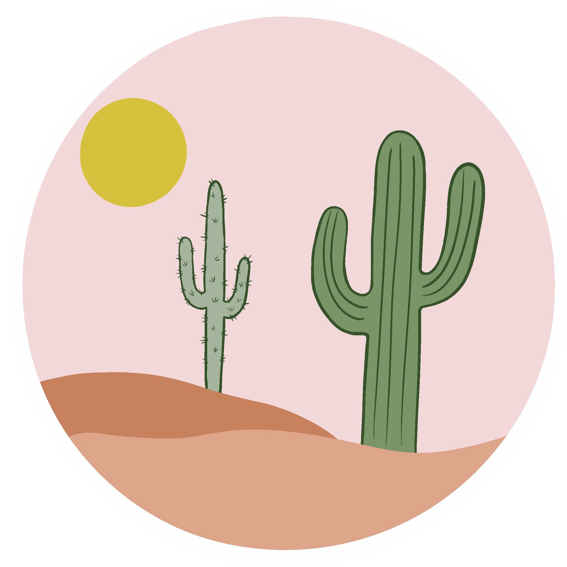 Cactus Sticker | Waterproof Vinyl Sticker | 17 Mile