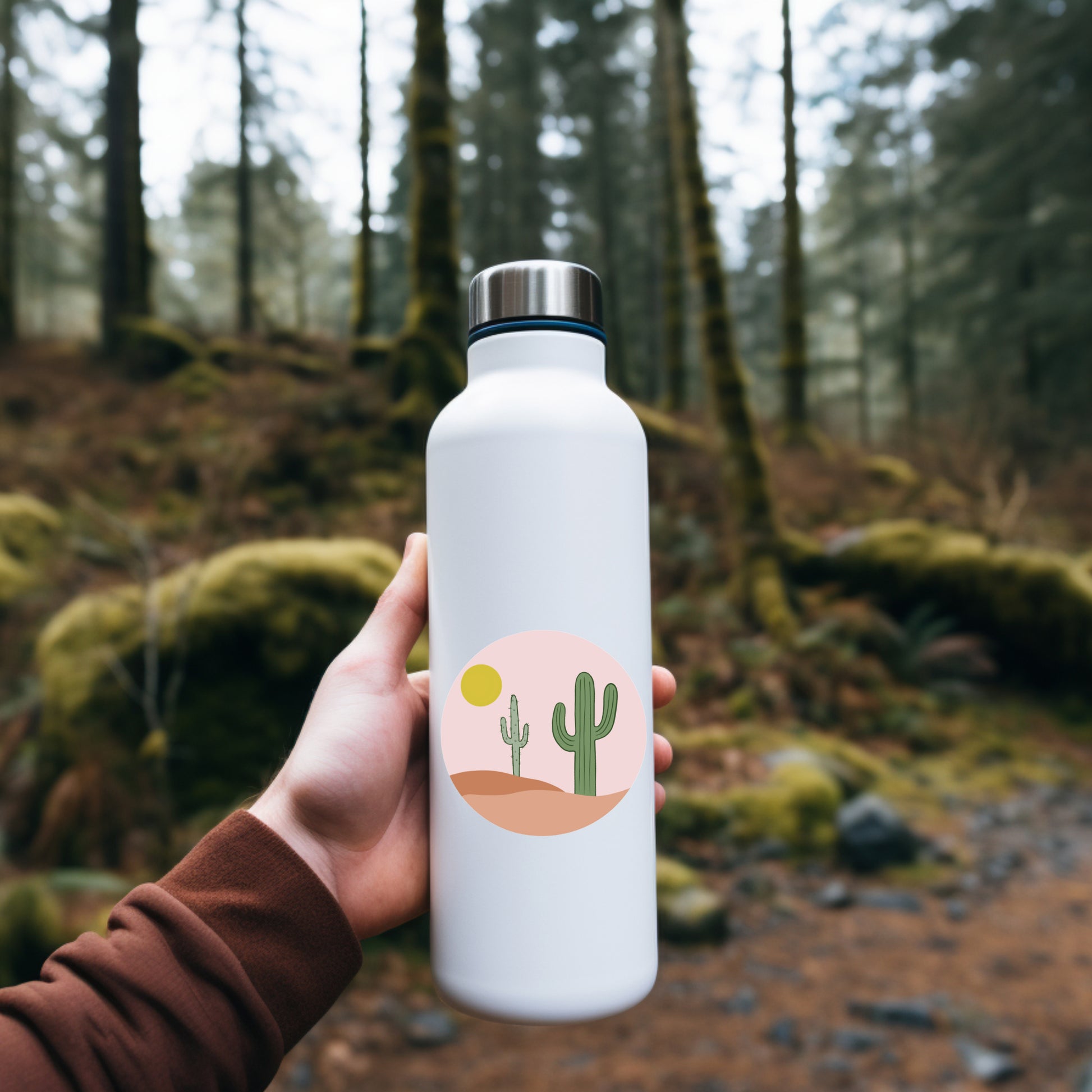 Cactus Sticker | Waterproof Vinyl Sticker | 17 Mile