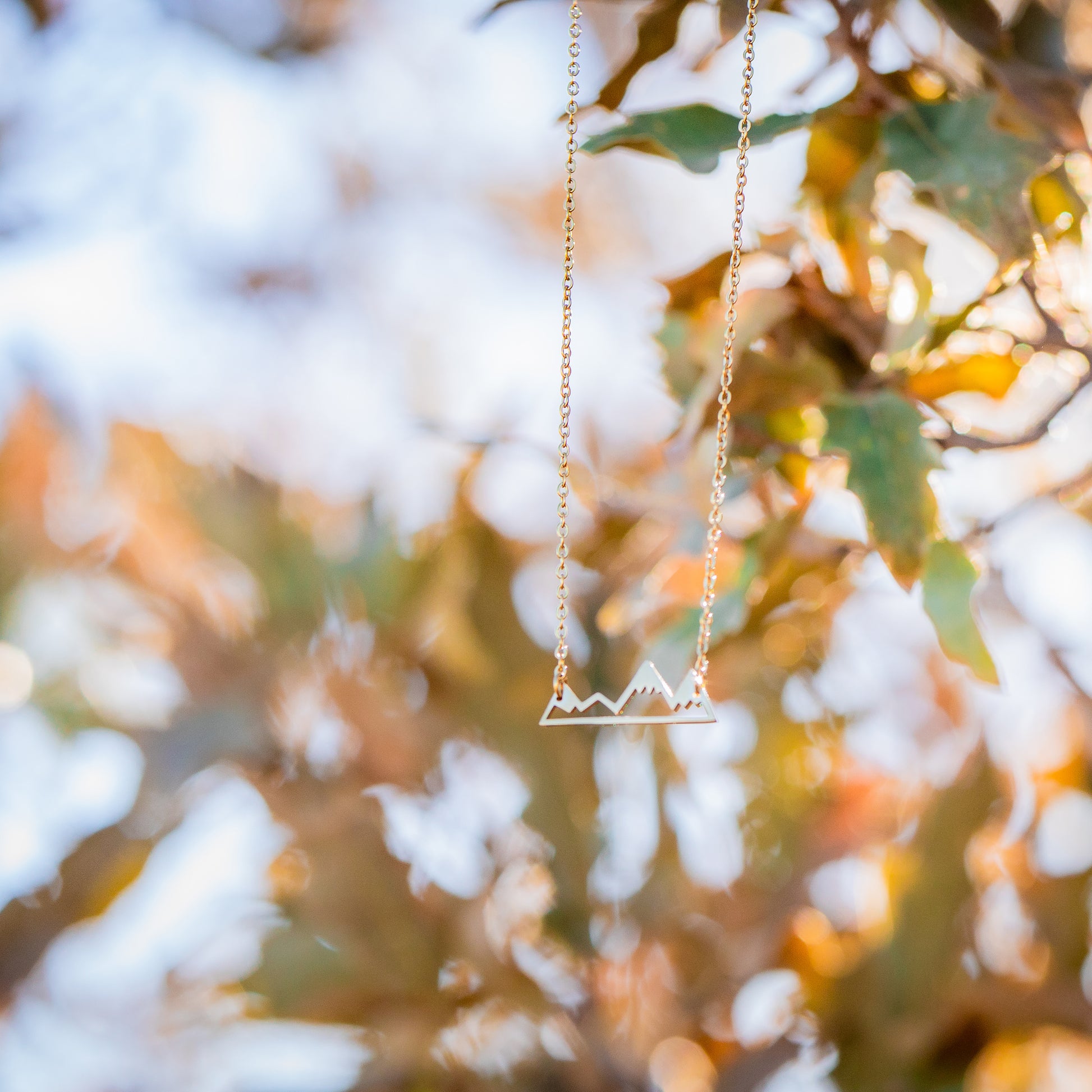 Silver Mountain Necklace | Mountain Necklace | 17 Mile