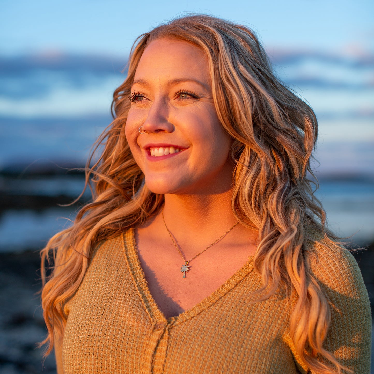 Palm Tree Necklace | Palm Tree Pendant | 17 Mile