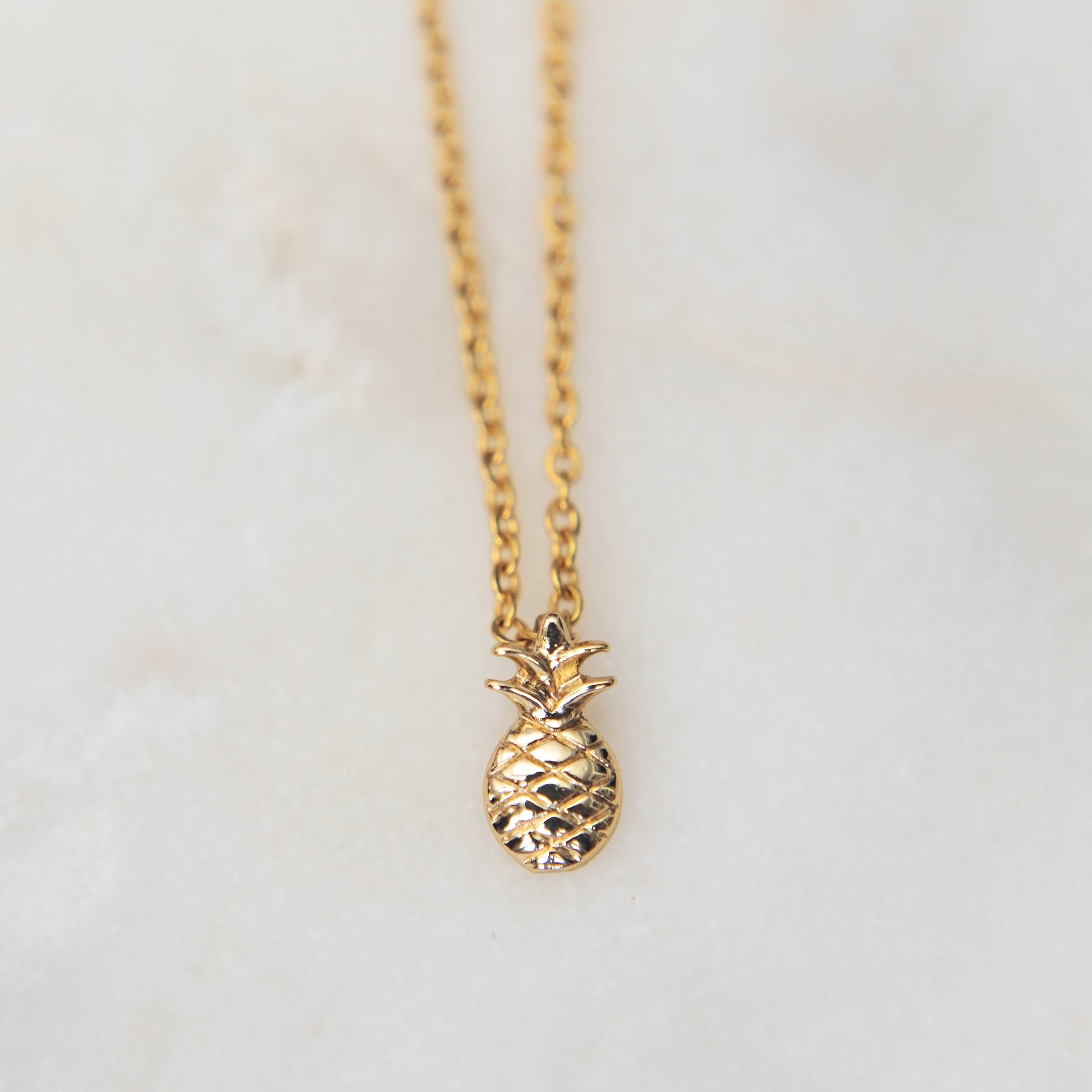Women's Pineapple Necklace | Waterproof Necklace | 17 Mile