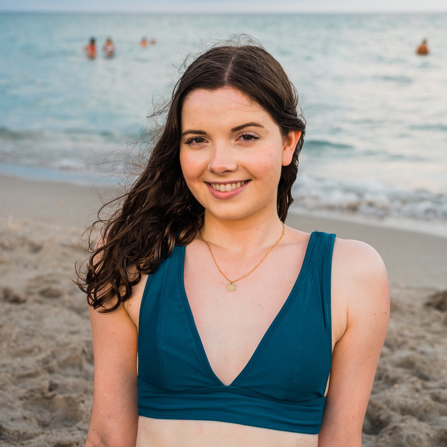 Ocean Wave Necklace | Unisex Wave Necklace | 17 Mile