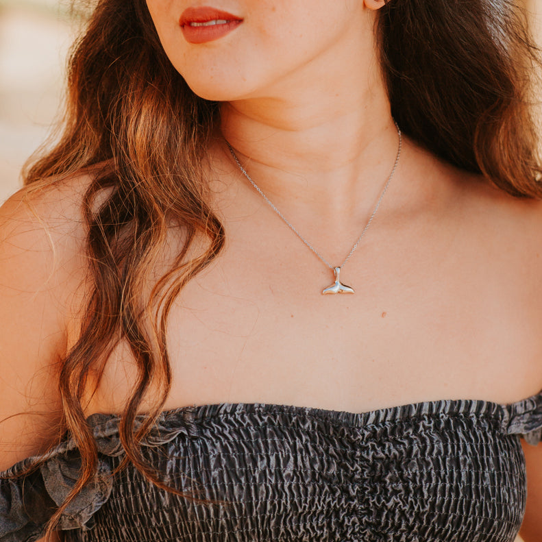 Whale Tail Necklace | Whale Tail Pendant | 17 Mile