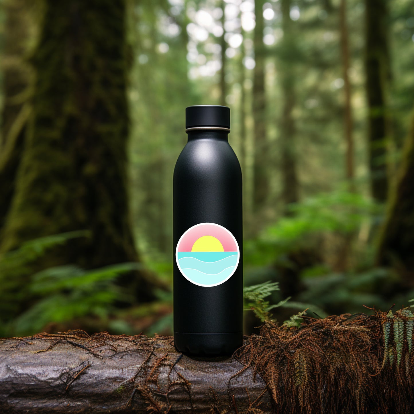 Waterproof Ocean Sticker | Ocean Vinyl Sticker | 17 Mile