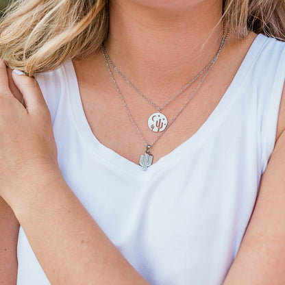 Desert Scene Necklace | Stainless Steel Necklace | 17 Mile