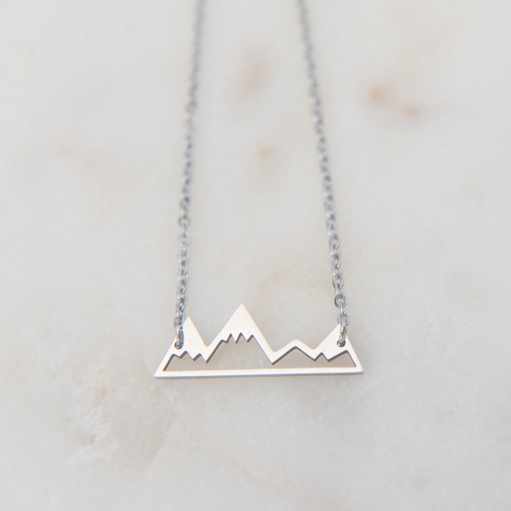 Silver Mountain Necklace | Mountain Necklace | 17 Mile
