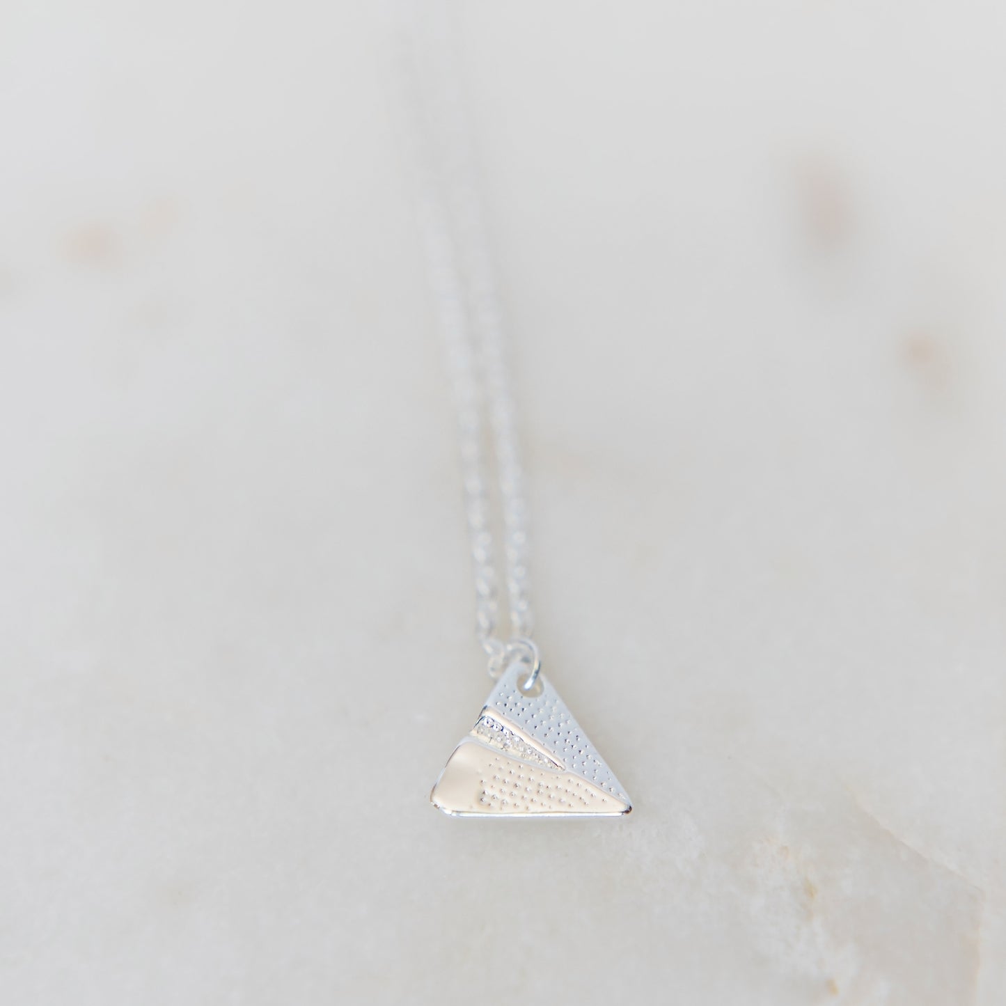 Paper Airplane Necklace | Stainless Steel Necklace | 17 Mile