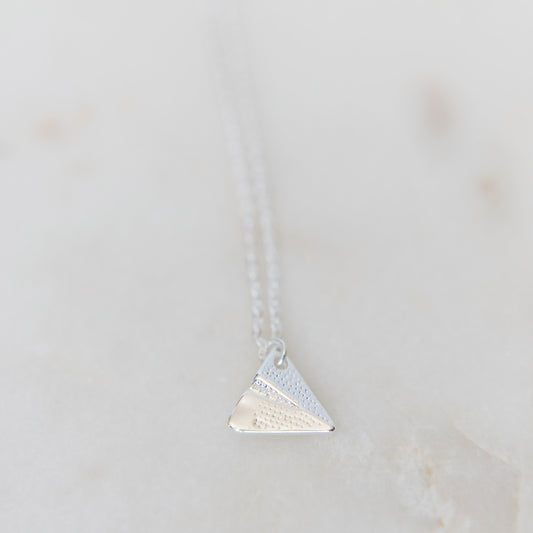 Paper Airplane Necklace | Stainless Steel Necklace | 17 Mile