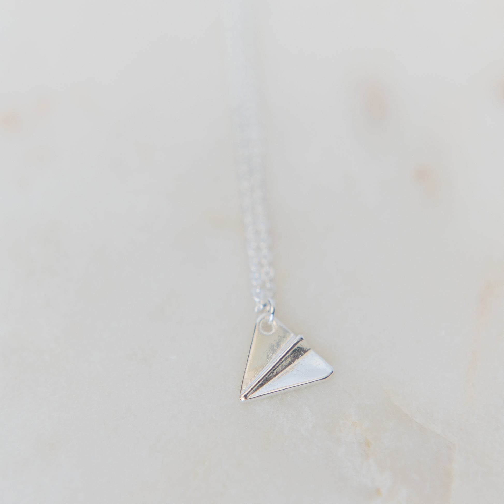 Paper Airplane Necklace | Stainless Steel Necklace | 17 Mile