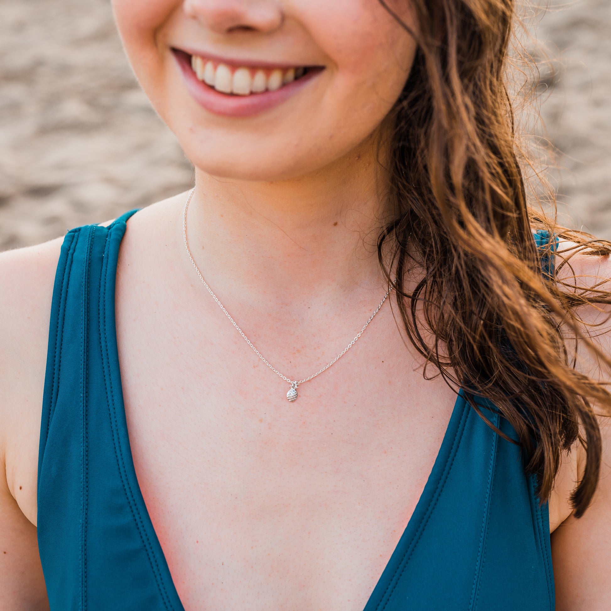 Women's Pineapple Necklace | Waterproof Necklace | 17 Mile